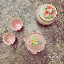 Load image into Gallery viewer, 【花瓷美人茶禮】中式茶具套裝連台灣名茶 - 東方美人茶