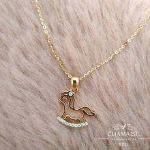 將圖片載入圖庫檢視器 Rocking Horse Pendant Necklace