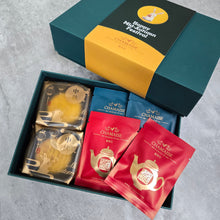Load image into Gallery viewer, Fusion Garden Tea with Mooncake Giftbox | Mid-Autumn Festival Giftbox | Tea Bag Giftbox | Company Gift | Corporate Customization | Customized Logo
