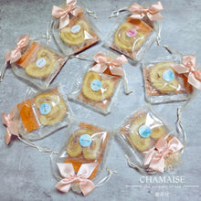 Load image into Gallery viewer, Tea with Handmade Palmier Small Gift Bag | Event gifts | Festive Gift | Wedding Gifts | Farewell Gift | Farewell Tea | Farewell Cookies | Individually Packaged tea bags | Individually Packaged Palmier