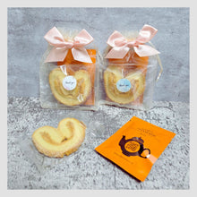 Load image into Gallery viewer, Tea with Handmade Palmier Small Gift Bag | Event gifts | Festive Gift | Wedding Gifts | Farewell Gift | Farewell Tea | Farewell Cookies | Individually Packaged tea bags | Individually Packaged Palmier
