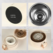 Load image into Gallery viewer, Modern Insulated Bottle | 316 Stainless Steel 500ml | Built-in removable 304 tea filer | With safety opening lock | Corporate gift | Gift customization