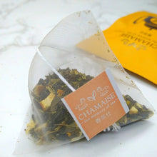將圖片載入圖庫檢視器 柚香洋甘菊綠茶 | 立體三角原葉茶包 | 台灣茶 | 香茶仕 | Citrus Chamomile Green Tea | Taiwan Tea | Chamaise