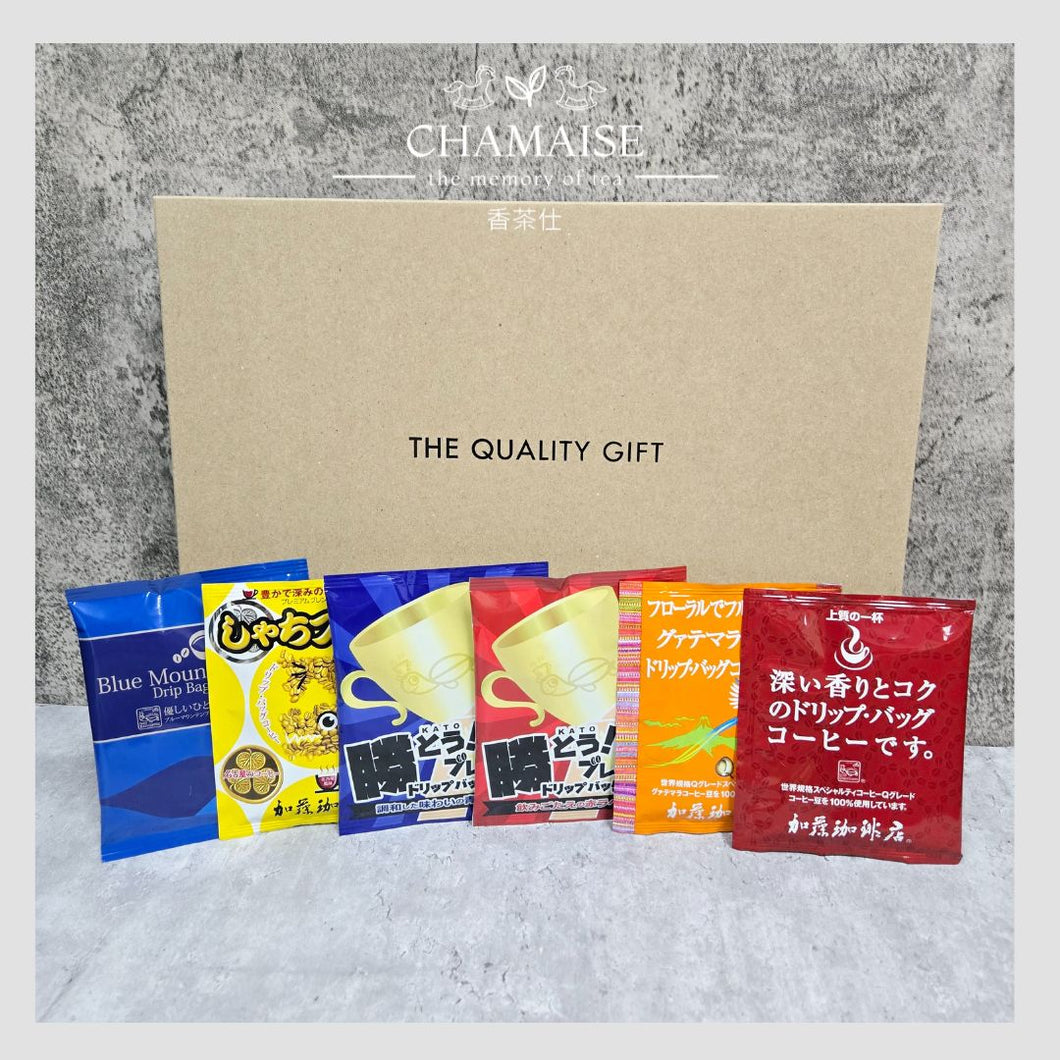 Japanese Drip Bag Coffee Assortment Gift Set | 6 Flavours 36 Packs | X’mas Gift | New Year Gift