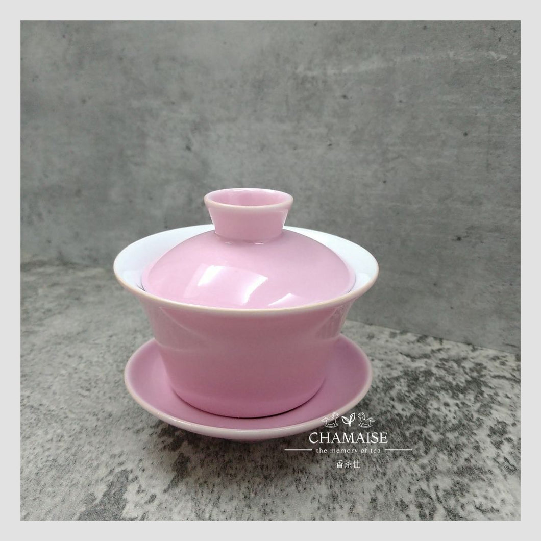 Gaiwan - Pink [with kung-fu tea cup x 1]| Teaware | Gongfu Tea | Modern Tea Tasting